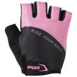 Guantes de ciclismo R2 Vouk negro/rosa