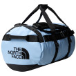 Bolsa de viaje The North Face Base Camp Duffel - M azul/gris oscuro Steel Blue/Tnf Black