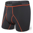 Calzoncillos bóxer para hombre Saxx Kinetic HD Boxer Brief negro/rojo Black/Vermillion