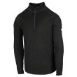 Camiseta de hombre Zulu Merino 180 Zip Long negro Black