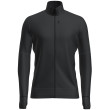 Sudadera funcional de hombre Icebreaker M Mer 260 Quantum IV LS Zip negro Black