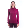 Camiseta funcional de mujer Sensor Merino Active stoják, zip