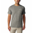 Camiseta de hombre Columbia Kwick Hike™ Back Graphic SS Tee gris Black Heather, Moonscape