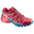 Calzado de mujer Salomon Speedcross 4 GTX® W rojo/azul BarbadosCherry/PoppyRed/DeepLago