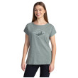 Camiseta de mujer Kilpi Nellim verde oscuro dark green