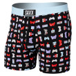 Calzoncillos bóxer Saxx Ultra Super Soft Boxer BF negro/azul Gamer/Black