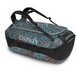 Bolsa de viaje Osprey Transporter 65 verde/negro palm leaf glitch print