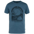 Camiseta de hombre Fjällräven Equipment T-shirt M azul Indigo Blue