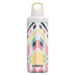 Botella térmica de acero inoxidable Kambukka Reno Insulated 500 ml blanco Tribal Shibori