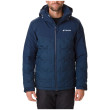 Chaqueta de hombre Columbia Wild Card Down Jacket azul/rojo CollegiateNavy