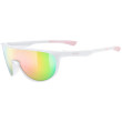 Gafas de sol para niños Uvex Sportstyle 515 blanco/rosa White Matt/Mirror Pink