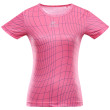 Camiseta de mujer Alpine Pro Basika rosa neon knockout pink