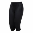 Pantalones de tres cuartos de ciclismo para mujer Sensor Cyklo Entry negro True black