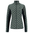 Sudadera de mujer Kari Traa Thalena Fleece verde oscuro Pine