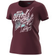 Camiseta de mujer Dynafit 24/7 Artist Series Cotton T-Shirt Women burdeos Violet