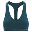 Sujetador deportivo Icebreaker Women Sprite Racerback Bra verde Green Glory