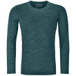 Camiseta funcional de hombre Ortovox 150 Cool Clean Ls M azul oscuro dark pacific blend