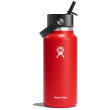 Botella térmica Hydro Flask Wide Flex Straw Cap 32 oz rojo goji