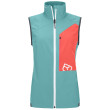 Chaleco de mujer Ortovox Berrino Vest W azul claro ice waterfall