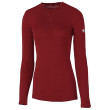 Camiseta de mujer Zulu Merino 160 Long rojo Red