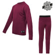 Ropa interior funcional para niños Sensor Merino Active Set violeta Lilla