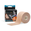 Venda adhesiva BronVit Sport Kinesio Tape classic 5 cm x 6m beige/blanco