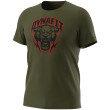 Camiseta de hombre Dynafit Graphic Co M S/S Tee verde/negro Green