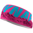 Banda para cabeza Dynafit Graphic Performance Headband rosa Pink Glo/8210 Skyline