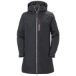 Abrigo de invierno para mujer Helly Hansen W Long Belfast Winter Jacket negro/rosa Ebony