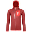 Sudadera de mujer Ortovox Fleece Grid Hoody W's 2023 naranja blush