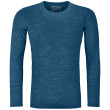 Camiseta funcional de hombre Ortovox 150 Cool Clean Ls M azul petrol blue blend