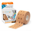 Venda adhesiva BronVit Sport Kinesio Tape děrovaný beige