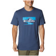 Camiseta de hombre Columbia Path Lake™ Graphic Tee II azul Dk Mountain, Peak 2 River Graphic