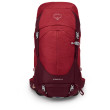 Mochila de senderismo Osprey Stratos 44 rojo poinsettia red