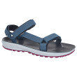 Sandalias de mujer Lizard W's Super Hike Leather azul midnight blue/zinfandel red