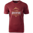 Camiseta de hombre Hi-Tec Lore rojo Pomegranate