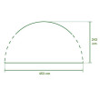 Pared lateral Coleman FastPitch Shelter Sun D XL