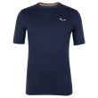 Camiseta funcional de hombre Salewa CRISTALLO WARM AMR M T-SRT. azul oscuro 3960 - navy blazer