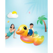 Pato hinchable Intex Baby Duck Ride-On