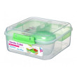 Caja de comida Sistema Bento Cube To Go 1,25L verde claro