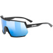 Gafas deportivas Uvex Sportstyle 235 P negro/azul Black Mat / Mirror Blue