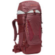 Mochila de senderismo para mujer Vaude Asymmetric 48+8 rojo dark cherry