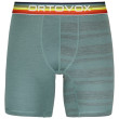 Calzoncillos bóxer para hombre Ortovox 185 Rock'N'Wool Boxer M gris claro arctic grey