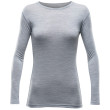 Camiseta de mujer Devold Breeze Woman Shirt gris Grey melange