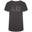 Camiseta de mujer Dare 2b Crystallize Grphic gris CharcoalGrey