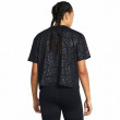 Camiseta de mujer Under Armour Rush Energy Emboss Crop SS