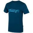 Camiseta de hombre Zulu Bambus Climber 210 short turquesa ocean blue