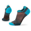 Calcetines Smartwool Run Zero Cushion Low Ankle azul/naranja Charchoal