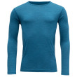 Camiseta de hombre Devold Breeze Man Shirt long sleeve azul BlueMelange