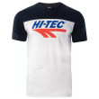 Camiseta de hombre Hi-Tec Retro blanco/azul White/Sky Captain